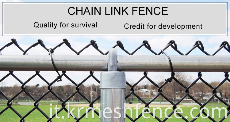 zinc coated temporary 8 chain link fence panel